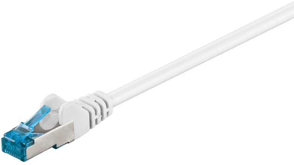 Goobay Kabelis LAN Patchcord CAT 6A S/FTP balta 0,25m
