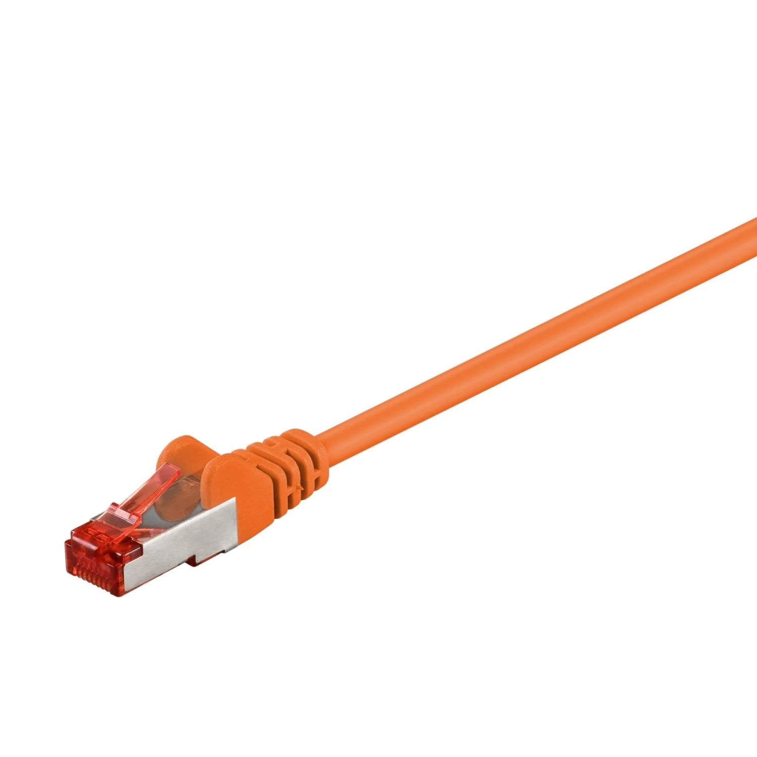 „Goobay CAT 6“ jungiamasis kabelis, S/FTP (PiMF), oranžinis - Kabelio ilgis 0,5 m