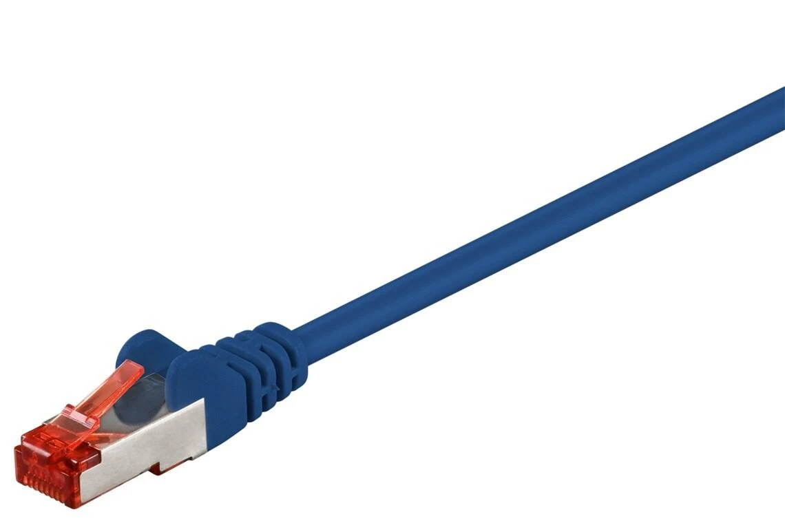 „Goobay Patchcord“, CAT6, S/FTP, LSZH, 0,5 m, mėlyna (68266)