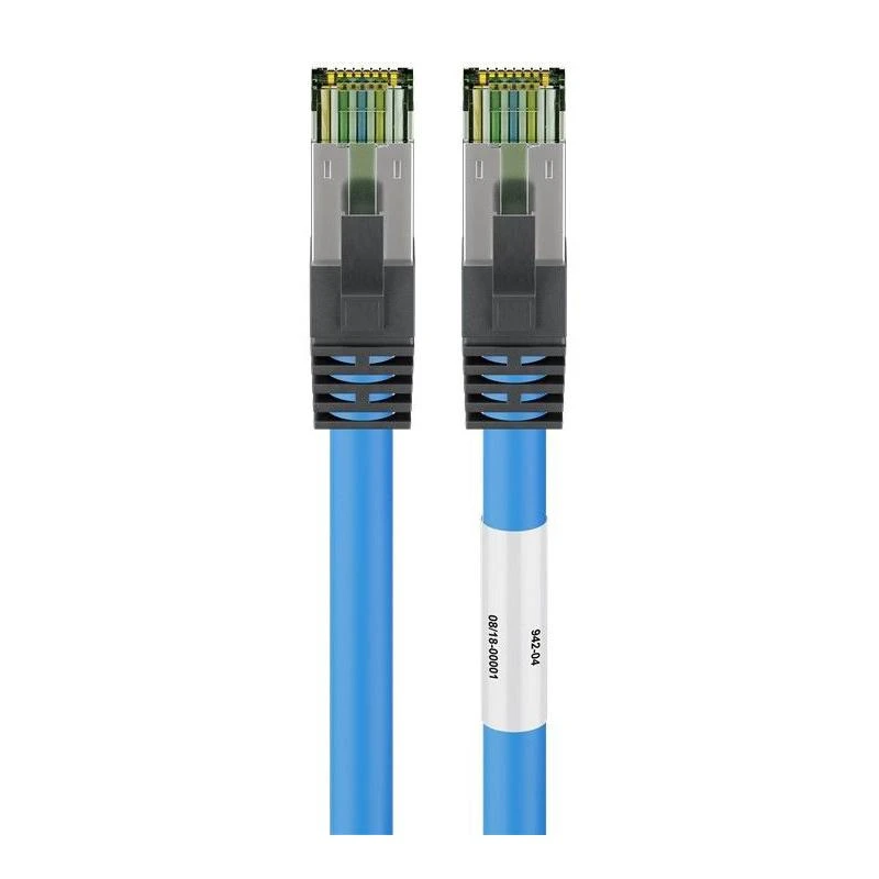 Goobay CAT 8.1 pataisinis kabelis, S/FTP (PiMF), - Kabelio ilgis 0,5 m