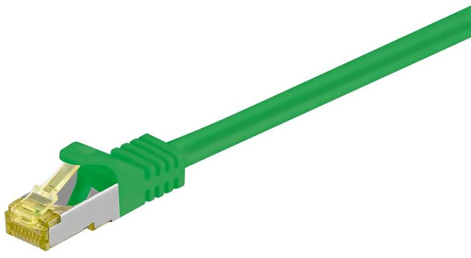 „Goobay“ jungiamasis laidas S/FTP, Cat7, PIMF, 0.5m, žalia (91577)