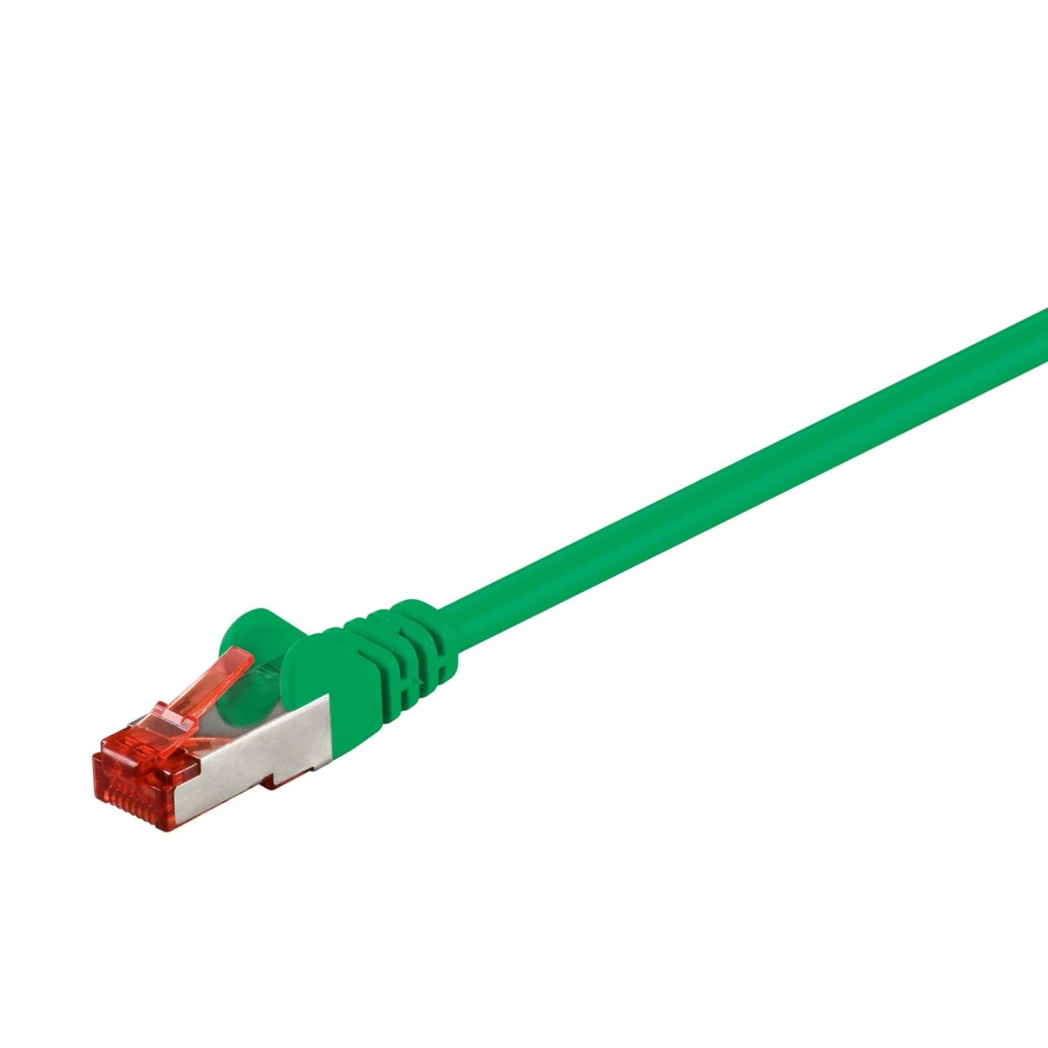 Goobay 1m CAT 6 pataisų kabelis, S/FTP (PiMF), žalias