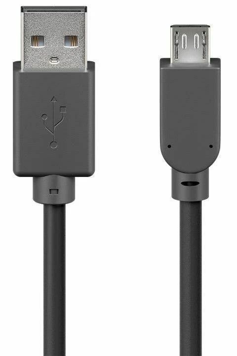 Goobay | USB 2.0 didelės spartos kabelis | 93918 | USB 2.0 kištukas (A tipas) | USB 2.0 mikro kištukas (B tipas)