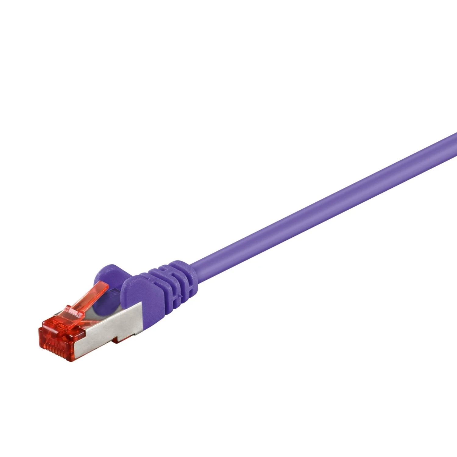 Goobay 3m CAT 6 pataisų kabelis, S/FTP (PiMF), violetinis