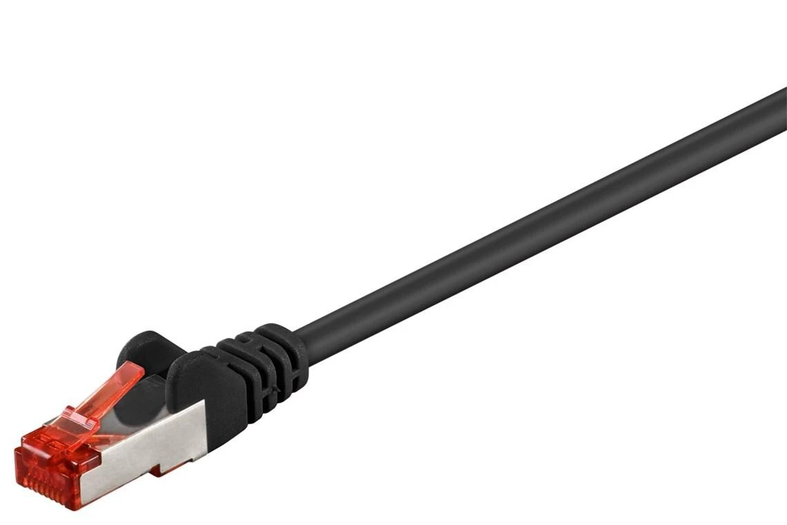 Goobay Kabelis LAN Patchcord CAT 6 S/FTP LSZH Juodas 50m