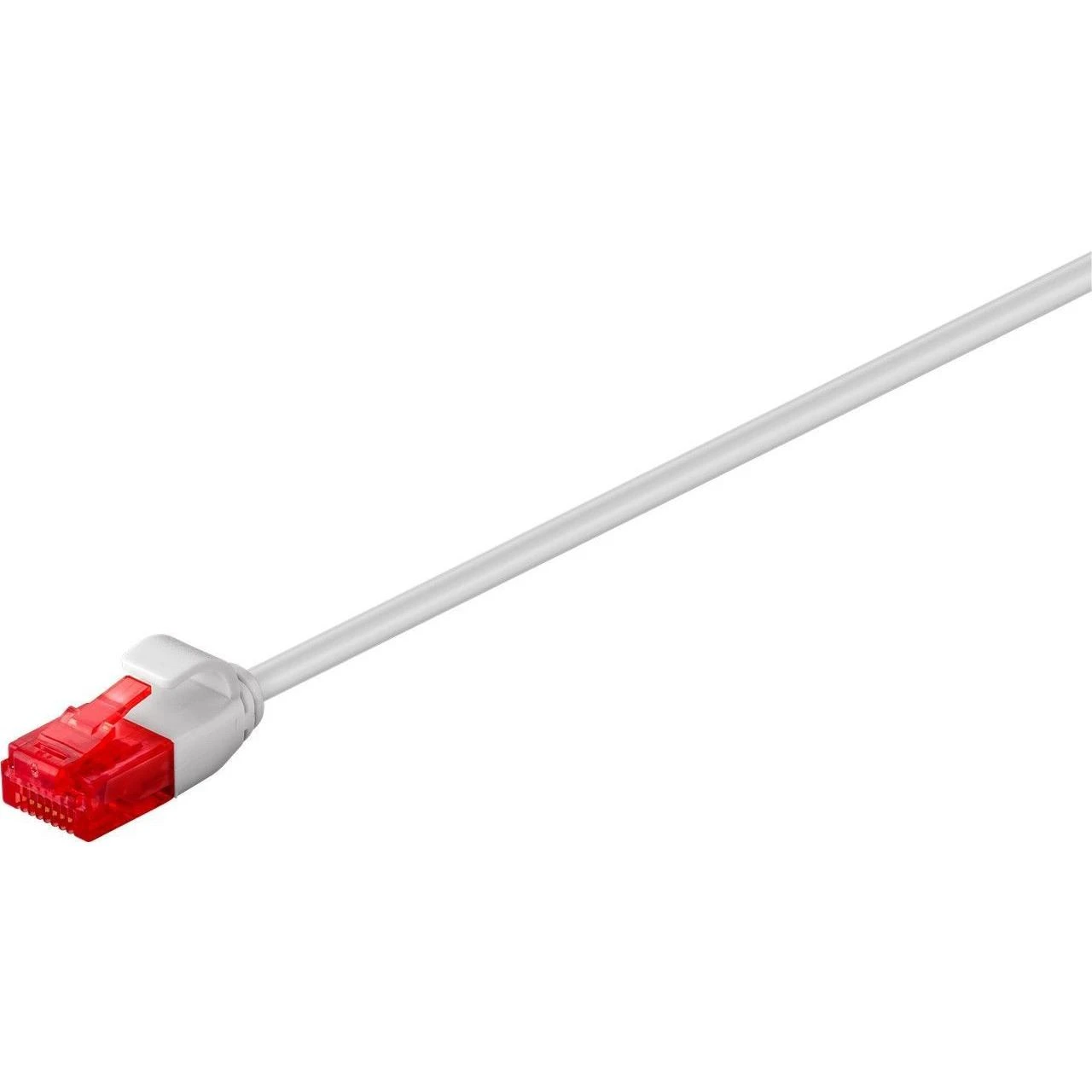 Goobay 71545 CAT 6 plonas patch kabelis U/UTP,pilkas, 0,15 m