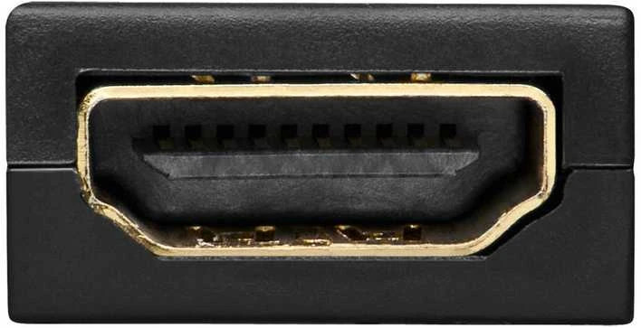 DisplayPort į HDMI adapteris, jungties stambus planas