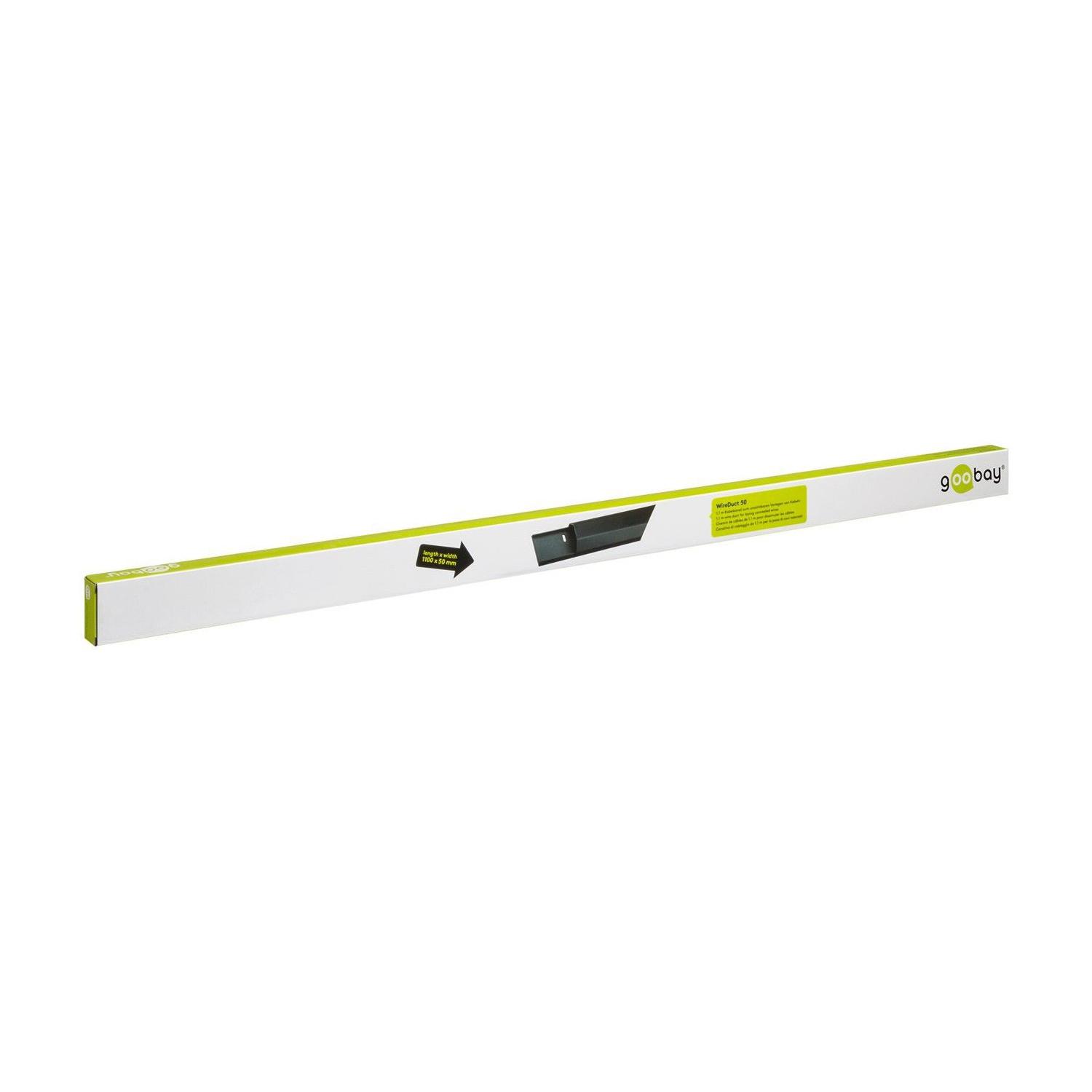 Listwa KORYTKO OSŁONA 110cm x 50mm Goobay Juoda