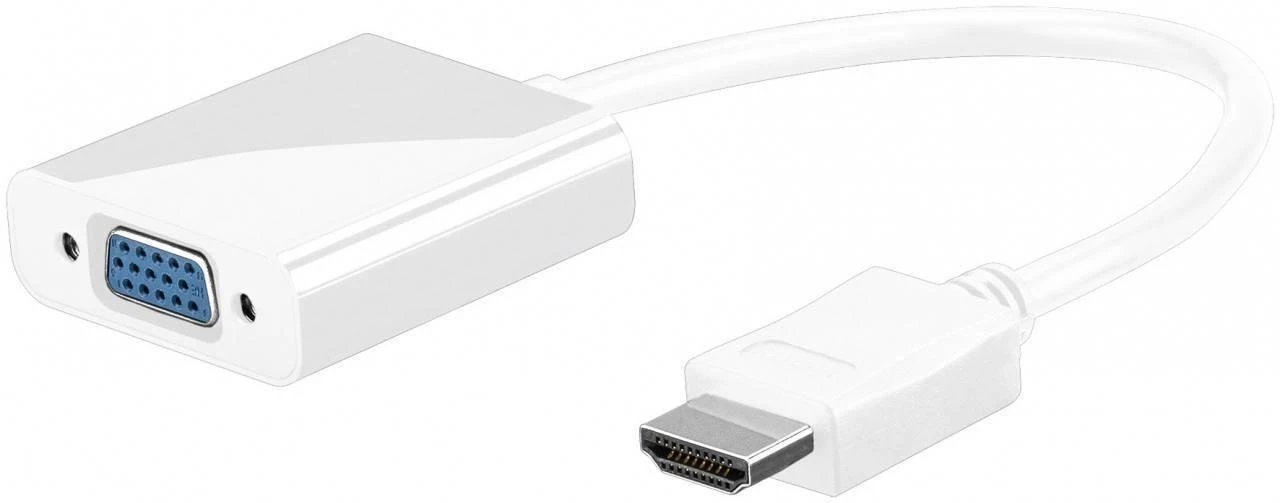 HDMI į VGA adapteris su jungtimis