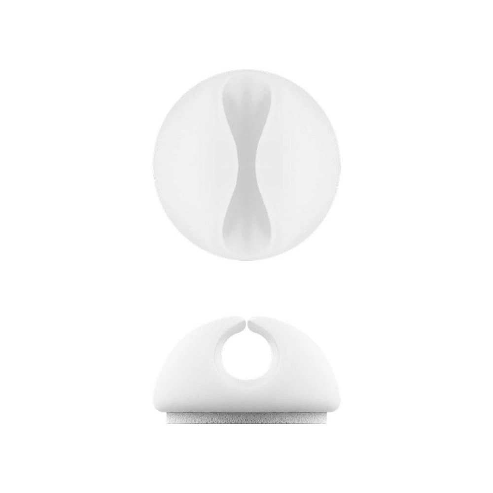 Goobay Desk Wire Management – 5 pakuotės, balta
