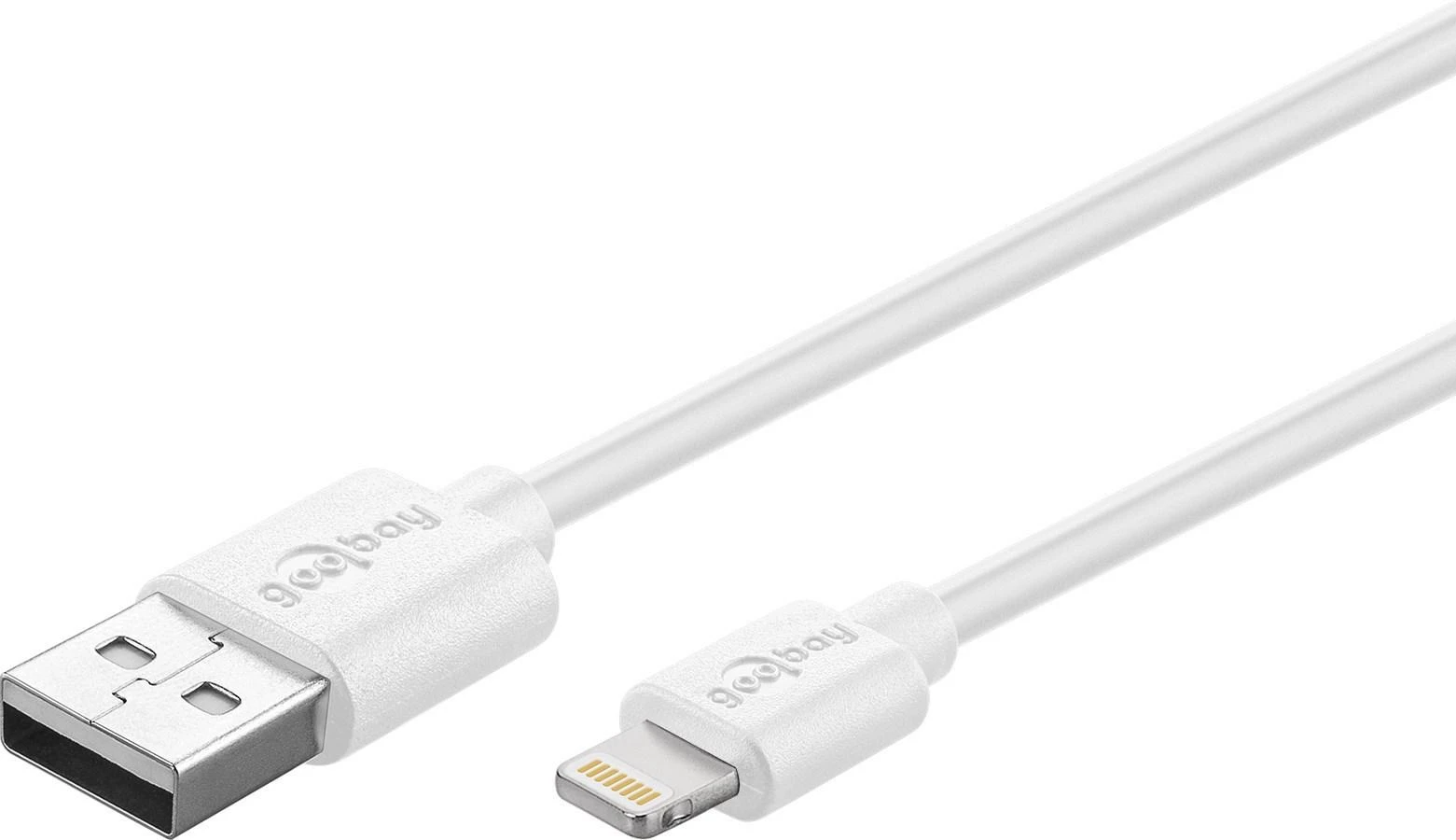 Goobay 72905 USB įkrovimo ir sinchronizavimo kabelis, USB A į Lightning, MFI sertifikatas, 0,5 m Goobay USB įkrovimo ir sinchronizavimo kabelis