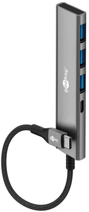 Goobay Slim USB šakotuvas su kabeliu