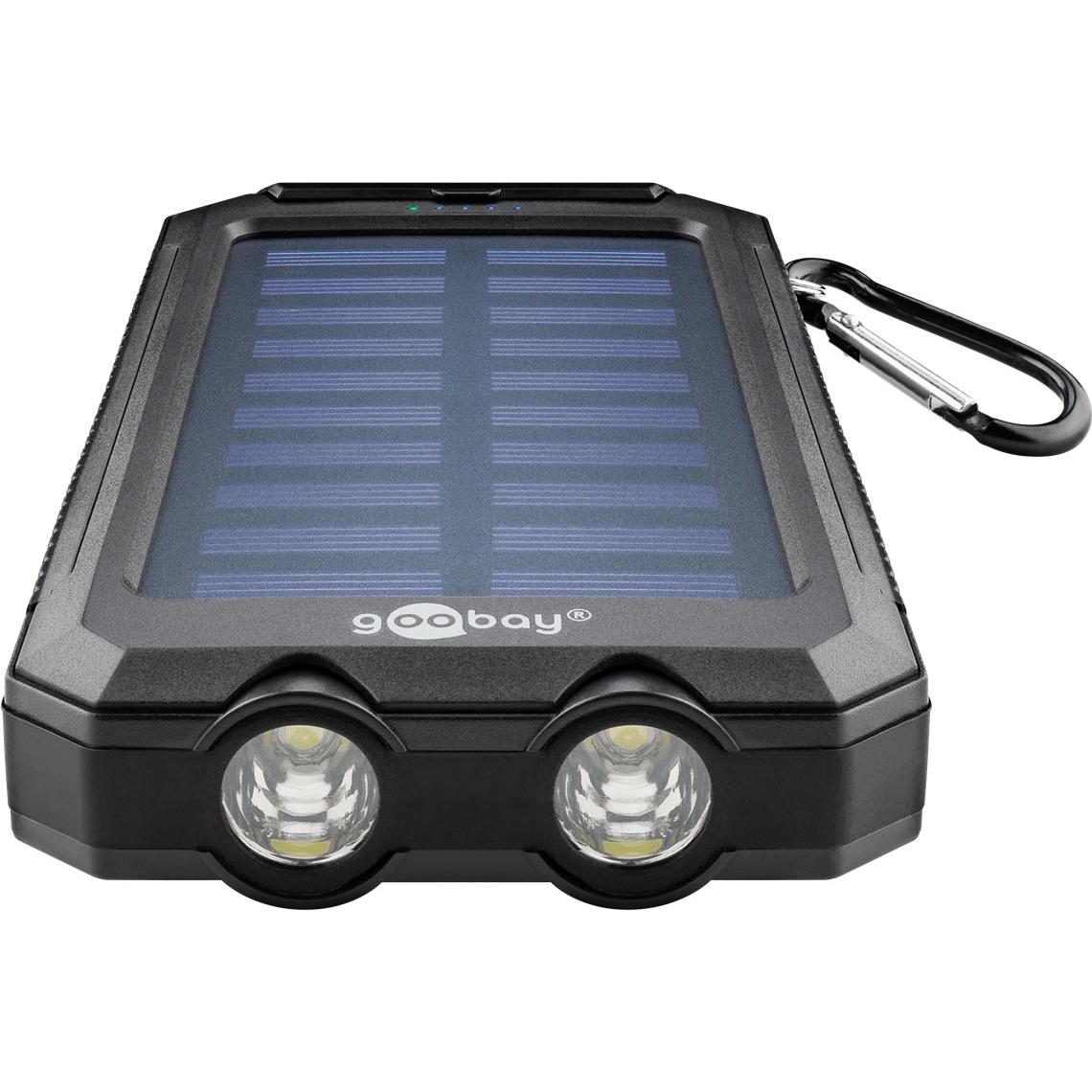 PowerBank Goobay 8.0 49216 lauko mobiliojo telefono baterija - 8000mAh - juoda