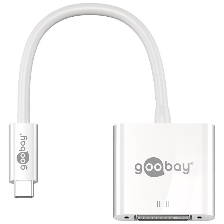 goobay-usb-c-adapteris-dvi-baltas-modelis-44543-ema-kaina-varle-lt