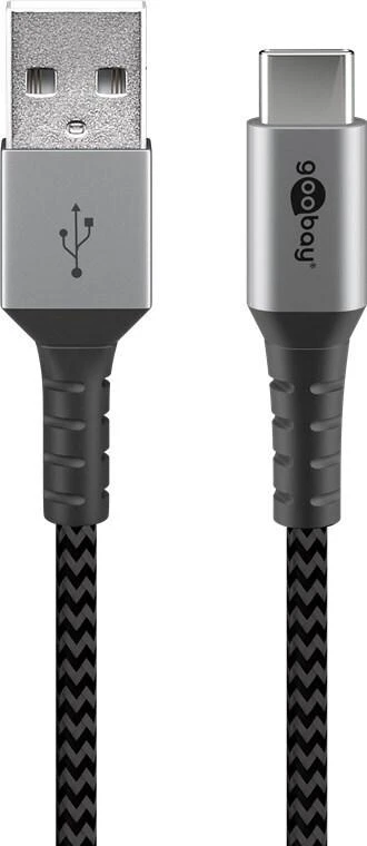Goobay | Sinchronizavimo ir įkrovimo laidas | 49297 | USB-C į USB 2.0 (A tipas)