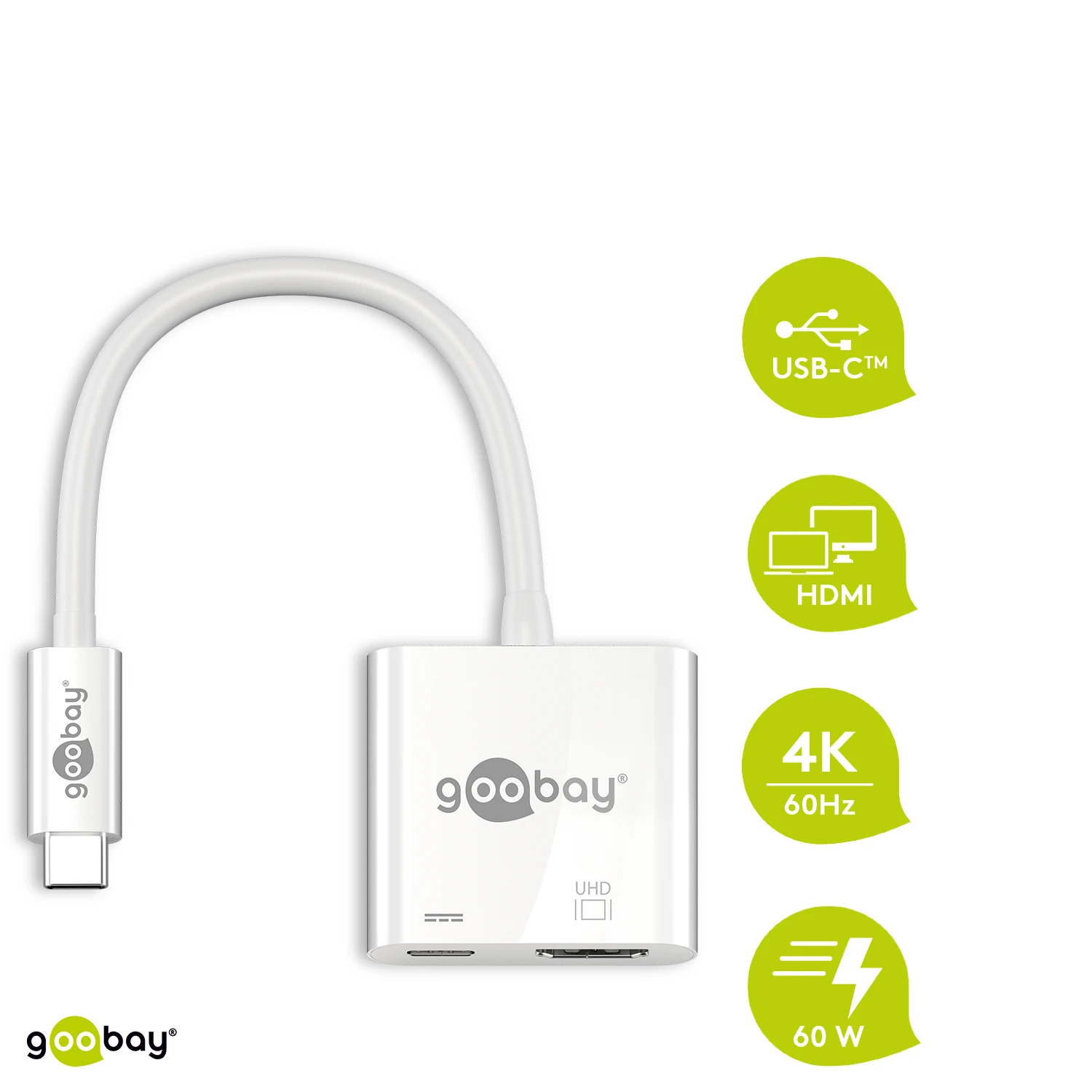 „Goobay“ | USB-C HDMI adapteris (4k 60 Hz) | 62110 | USB-C–HDMI