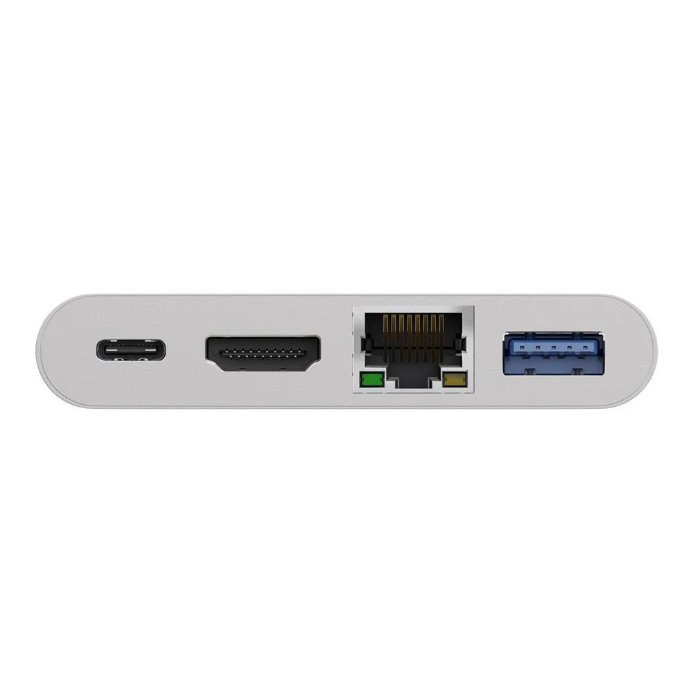 Goobay | USB-C kelių prievadų adapteris (HDMI + Ethernet, PD) | 62105