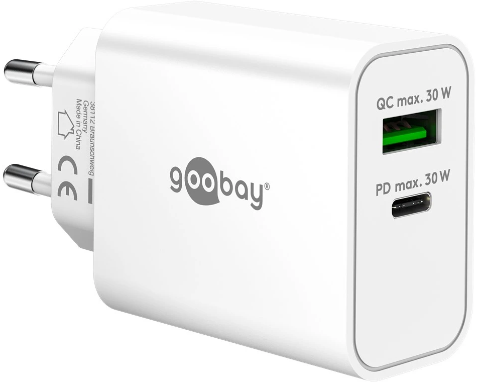 Goobay 75336, Indoor, AC, Baltas