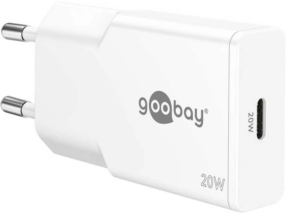 Goobay USB-C™ PD GaN plonas greitasis įkroviklis (20 W)