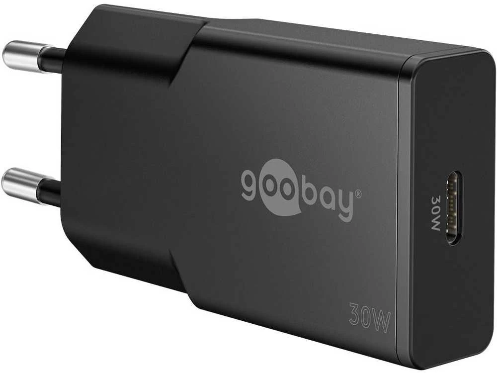 Goobay 30W USB-C įkroviklis, juodas