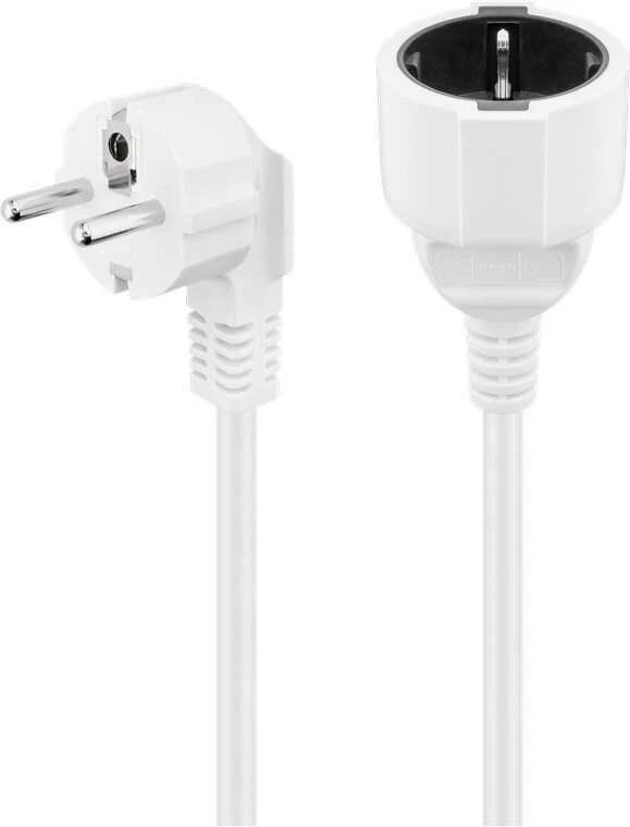 MicroConnect 2m ilgio laidas. baltas (93091)