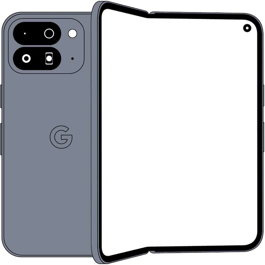 Išmanusis telefonas Google Pixel 10 Pro Fold 256GB Pilkas, modelis