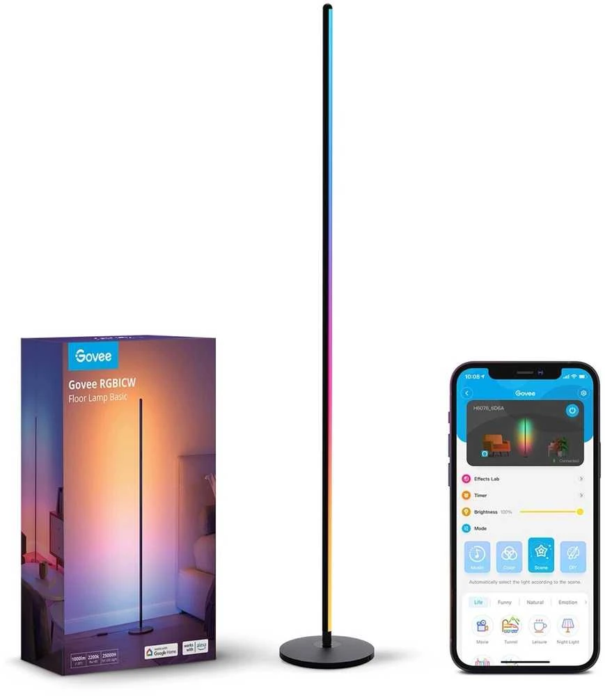 „Govee H8076“ žibintuvėlis Lite | Žiedinis žibintuvėlis | RGBICW, 1000 lm, 2,4 GHz „Wi-Fi“ + „Bluetooth“
