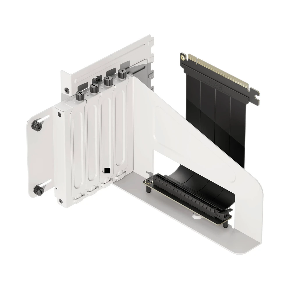 HAVN HS 420 vertikalus GPU tvirtinimo laikiklis – baltos spalvos