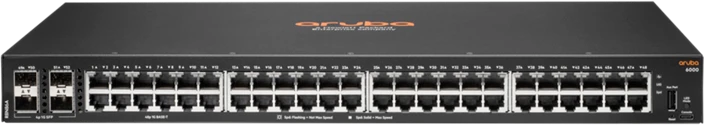 Šakotuvas Hewlett Packard (HP) HPE Aruba 6000 48G 4SFP jungiklis