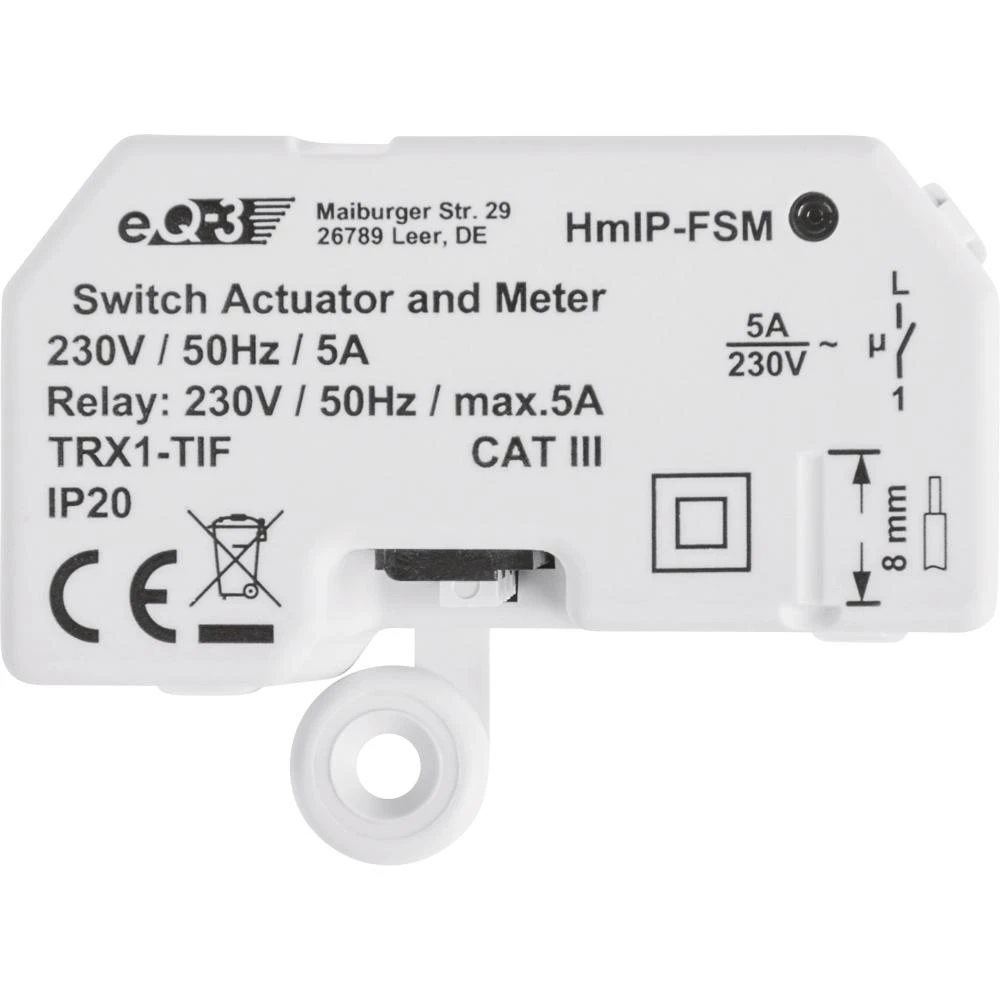HomeMatic IP Homematic IP perjungimo matavimo pavara – įleidžiama į žemę