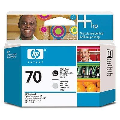 Hewlett Packard (HP) HP 70 juodos/šviesiai pilkos spalvos spausdinimo galvutė, skirta HP Photosmart Pro B9180, Designjet Z2100, Z310