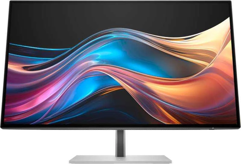 Hewlett Packard (HP) HP 727pk Series 7 Pro 4K TB4 įkrovimo monitorius - 27 colių 3840x2160 UHD 400 nitų 60Hz AG, IPS Juodas HDR 400, USB-C (100W/15W)/HDMI/DisplayPort Daisy-Chain, 5x USB-A, RJ-45 LAN, reguliuojamo aukščio / pakreipimo / pasukimo / sukimosi kampą, 3 metai (pakeičia Z27k G3)