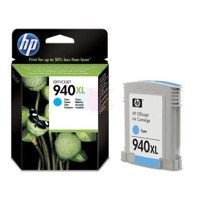 Hewlett Packard (HP) „HP no.940XL Cyan Officejet“ rašalo kasetė (1 400 puslapių)