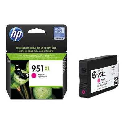 Hewlett Packard (HP) HP 951XL didelio našumo purpurinė rašalo kasetė, 1500 puslapių, skirta Officejet 8600 Pro