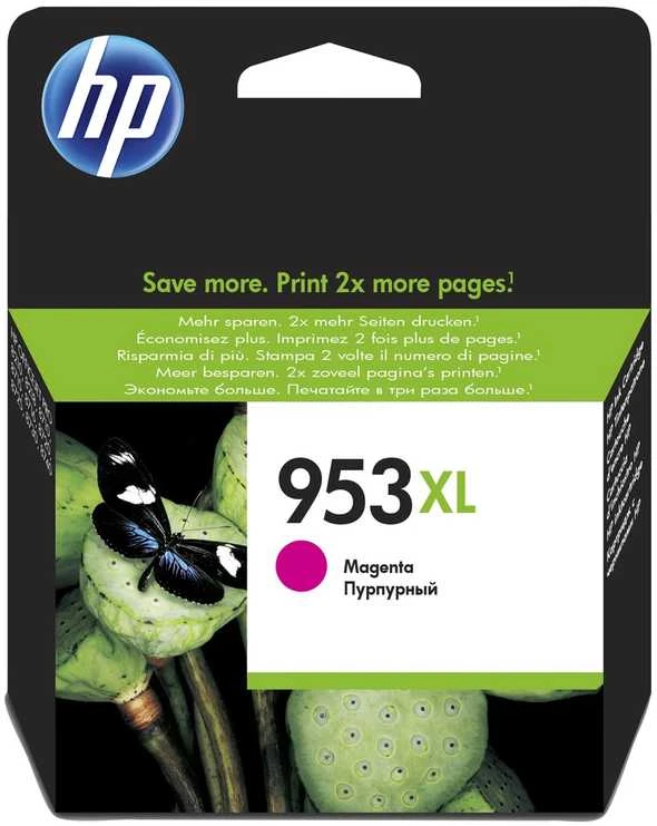 Hewlett Packard (HP) HP 953XL (F6U17AE) Rašalinė kasetė, Purpurinė