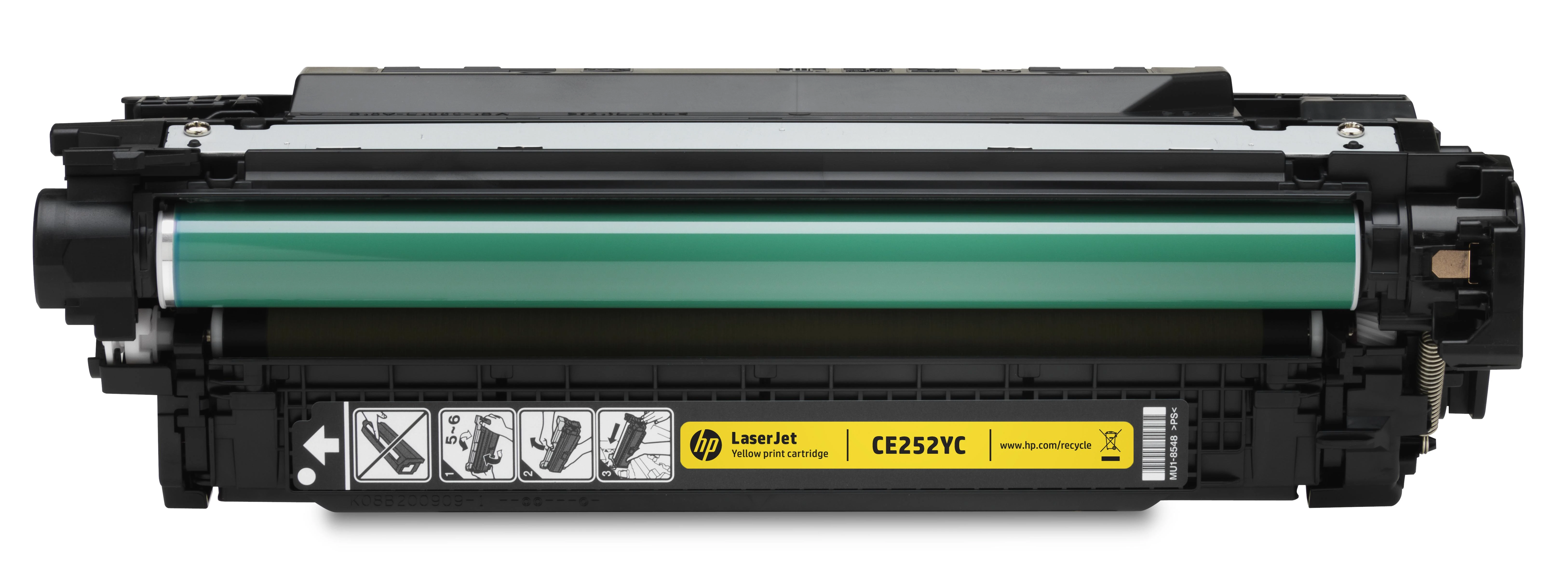 Hewlett Packard (HP) HP 504A kasetė, geltona