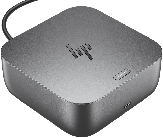 HP „Thunderbolt 4 Dock G6 100W“ – 3x USB-A, 2x USB-C, 1x USB-C „Thunderbolt 4“, 2x DisplayPort, 1x HDMI, 1x RJ-45, „Meteor Sidabrinis“, 3 metai