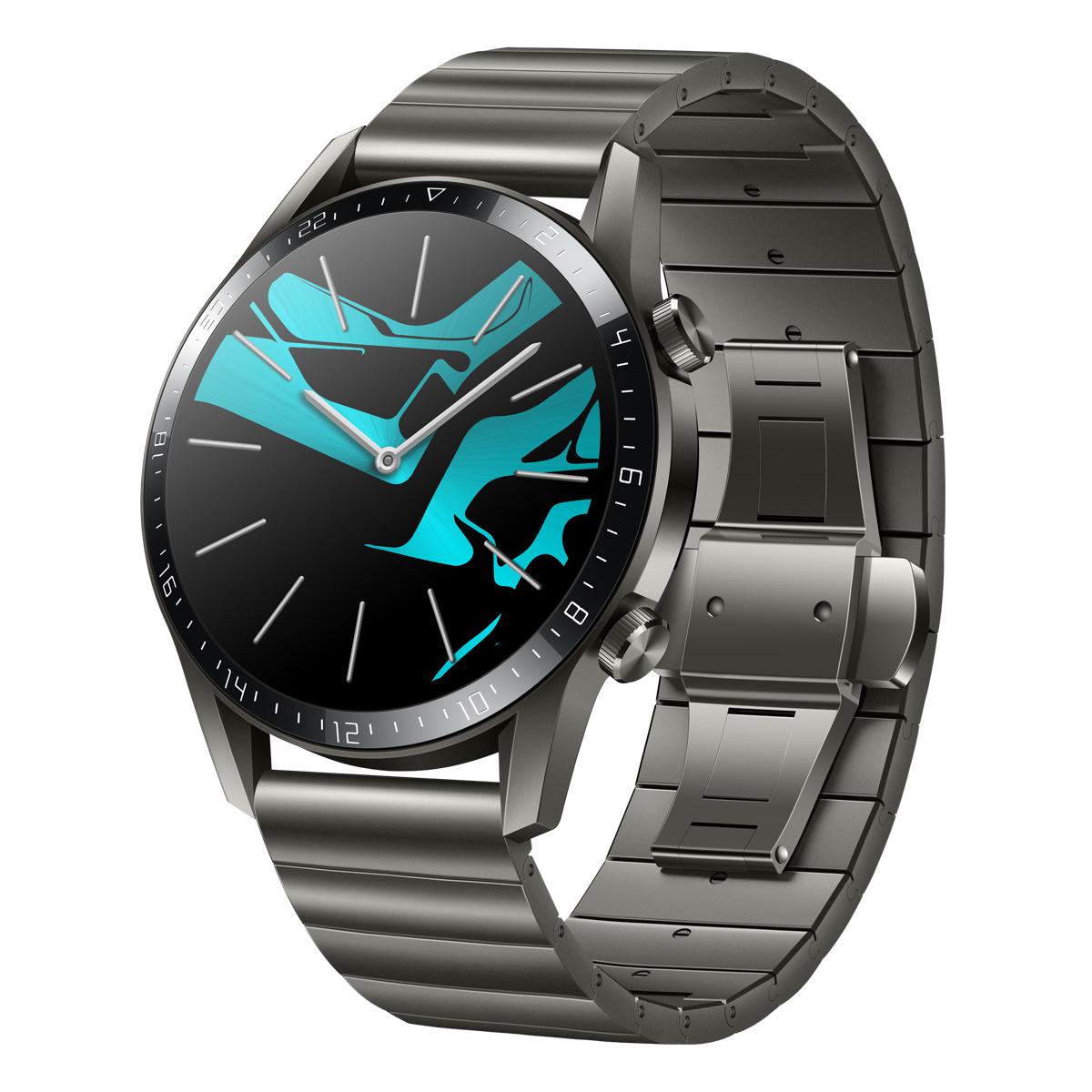 Išmanusis laikrodis Huawei GT 2 ''Elite edition'' (46 mm), Tamsiai pilkos  spalvos | Varle.lt