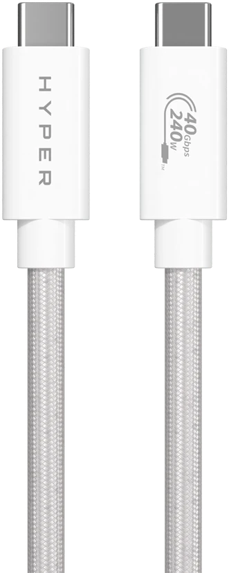 Targus „Hyper HyperDrive“ USB4 našumo kabelis – „Baltas“ | „Hyper“