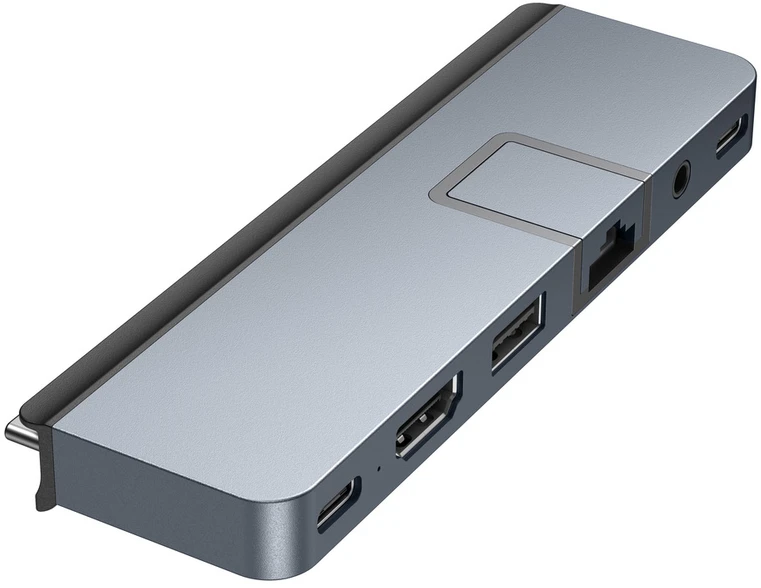 Targus Hiper | HyperDrive DUO PRO 7-in-2 USB-C šakotuvas, skirtas MacBook Air / Pro 2016-2020 | Ethernet LAN (RJ-45) jungtys 1 | HDMI jungtys kiekis 1