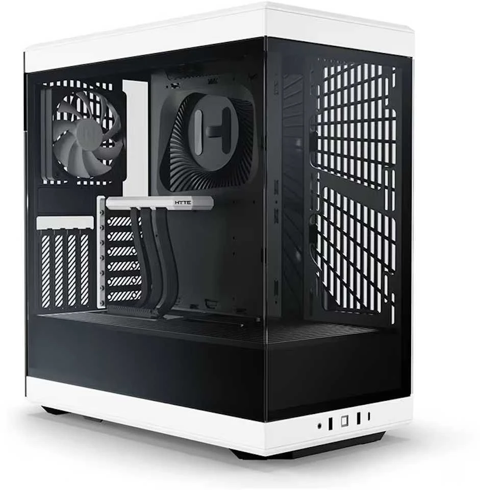 Hyte Y40 Midi Tower, Tempered Glass – juodos spalvos/baltos spalvos