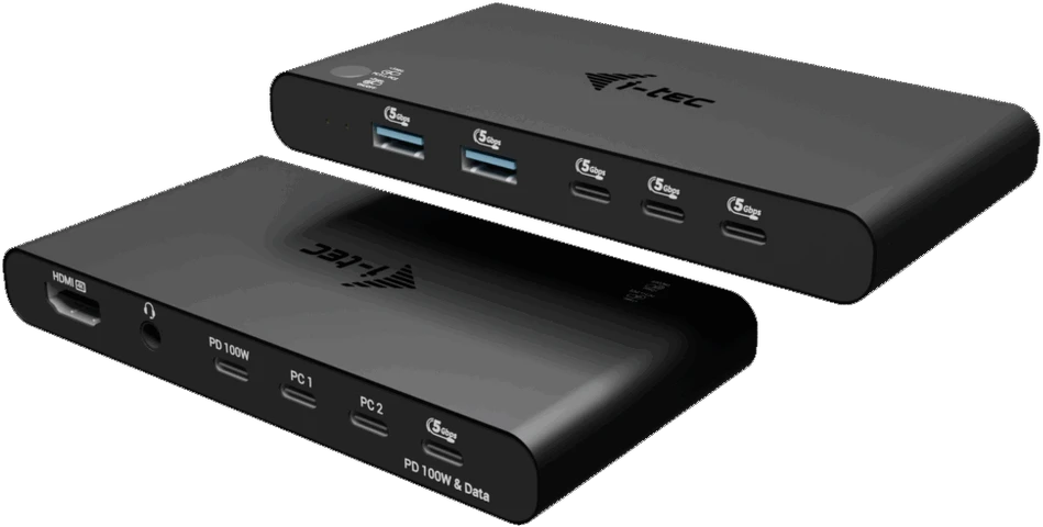 I-tec KVM doko stotelė su USB bei HDMI jungtimis