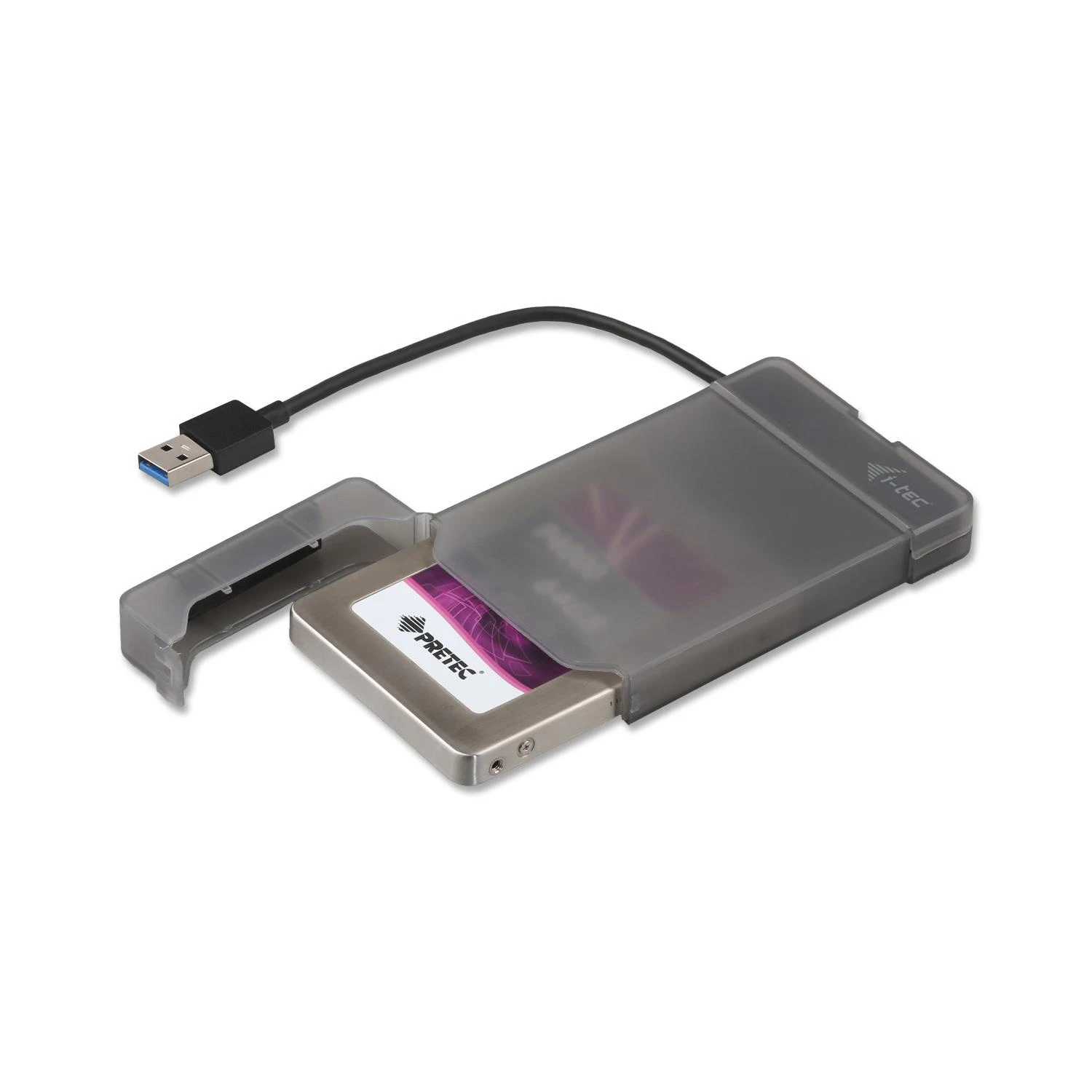 I-tec MYSAFEU313 saugojimo diskų korpusas 2.5" HDD / SSD aptvaras Juoda