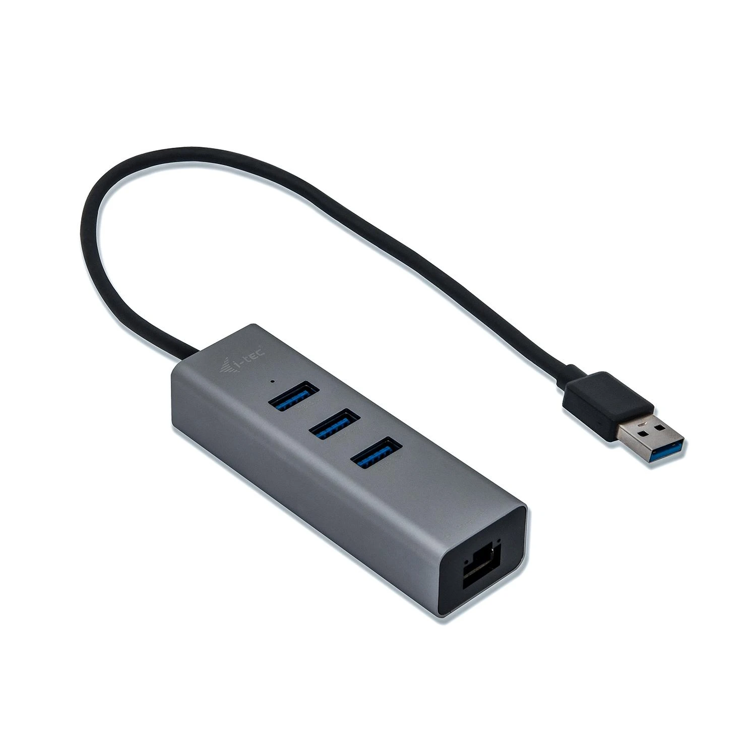 I-tec Metal U3METALG3HUB sąsajos šakotuvas USB 3.2 Gen 1 (3.1 Gen 1) Type-A 5000 Mbit/ai Pilka
