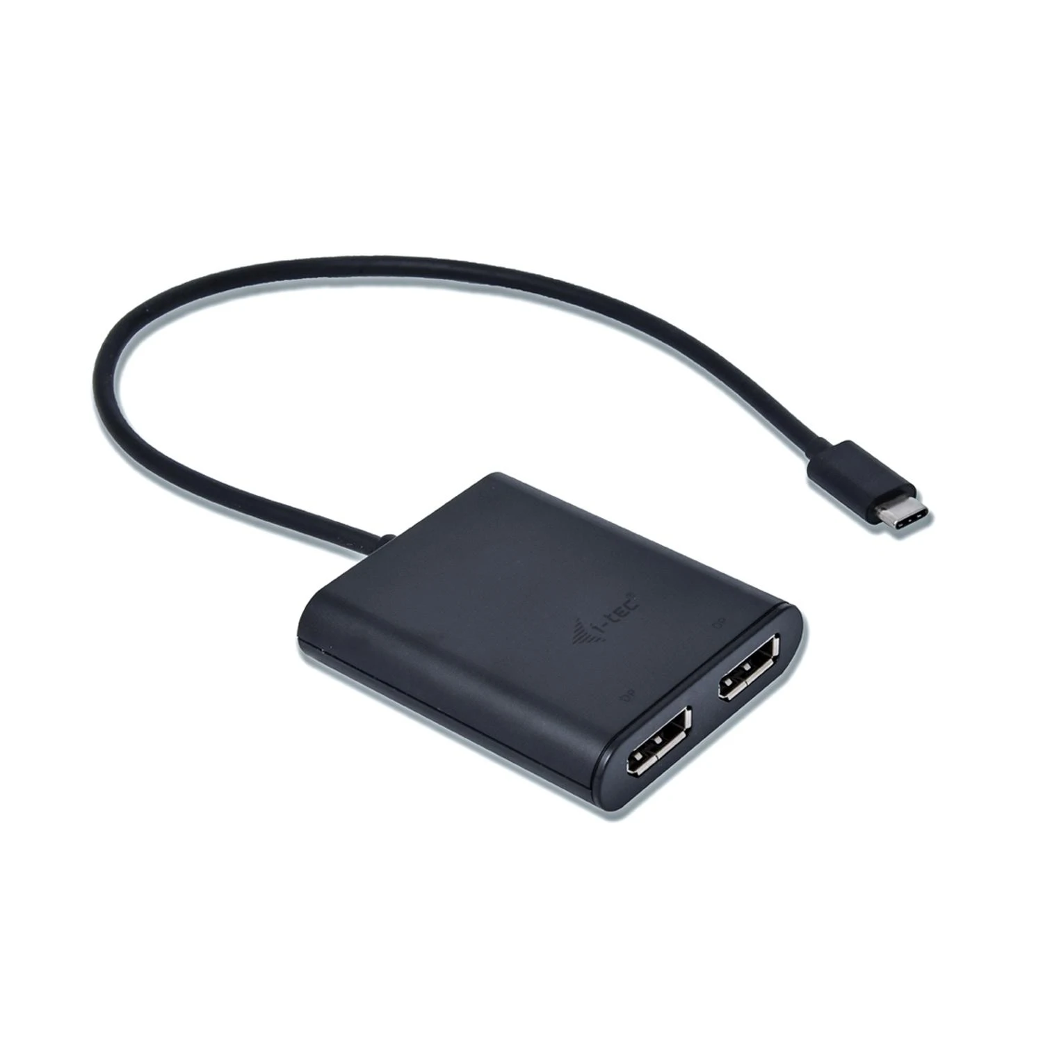 I-TEC USB C prie Dual DisplayPort Video Adapteris 2x DisplayPort 4K Ultra HD suderinamas su Thunderbolt 3