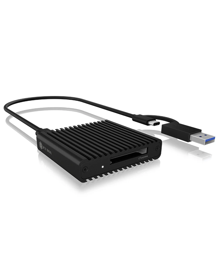 Icy Box RaidSonic ICYBOX IB-CR404-C31 Išorinis kelių kortelių skaitytuvas USB 3.0 Type-C CF Express