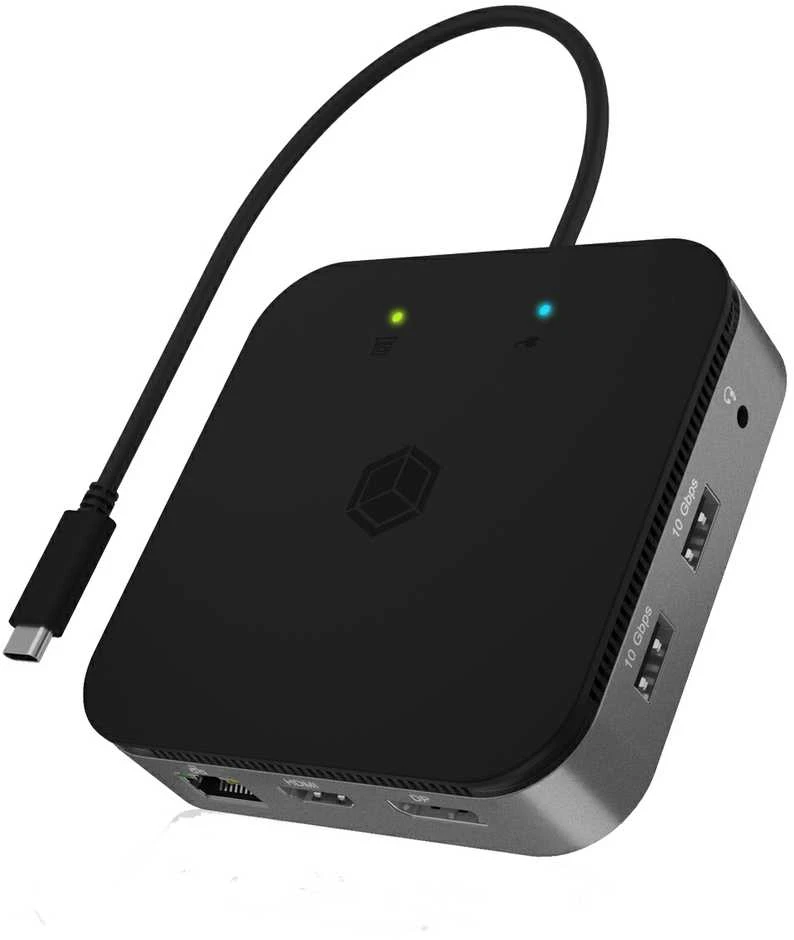 RaidSonic ICY BOX IB-DK408-C41 kelių prijungimo stotelė nešiojamiesiems kompiuteriams ir kompiuteriams