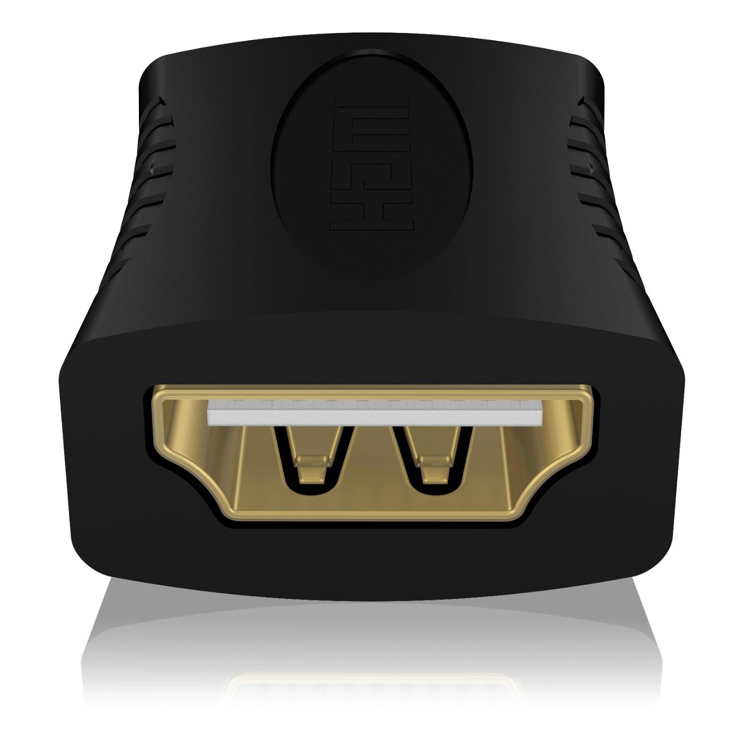 Icy Box AV adapteris HDMI – HDMI juodas (31604)