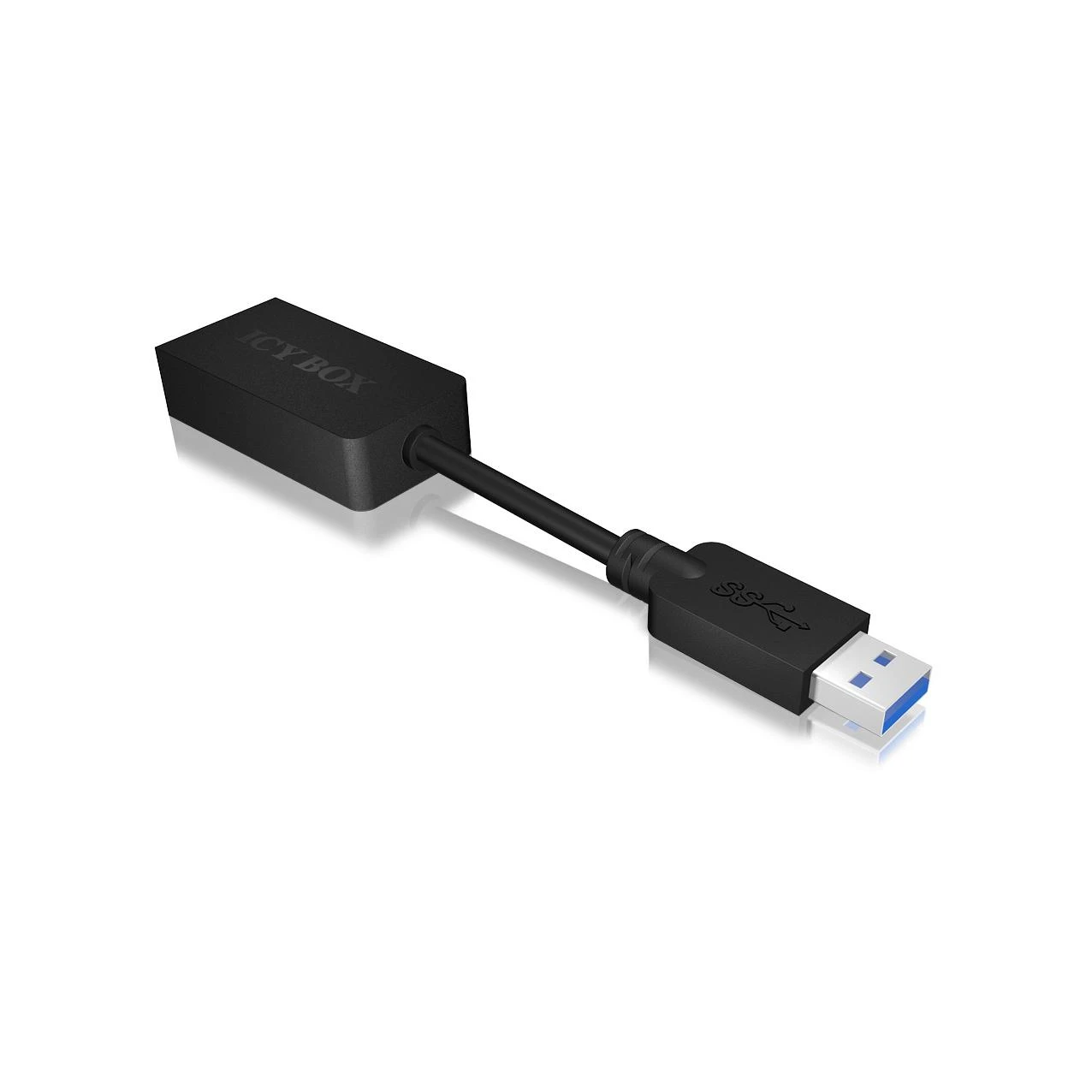 Raidsonic ICY BOX USB 3.0 į VGA adapteris – iki 1080p Full HD raiška (1920x1080px). VGA, USB 3.0