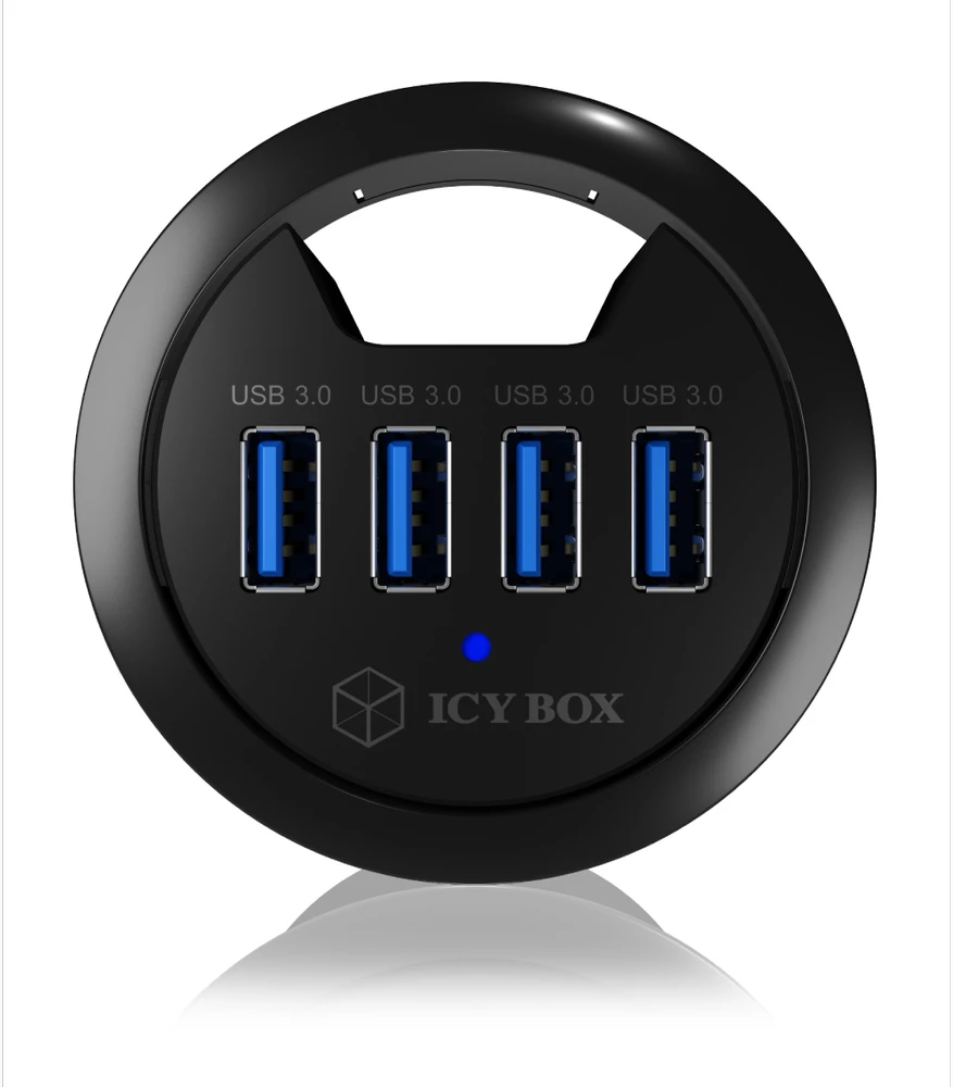 ICYBOX IB-HUB1403 Icy Box Desk Hub 4xUSB 3.0, 120 cm USB 3.0 laidas